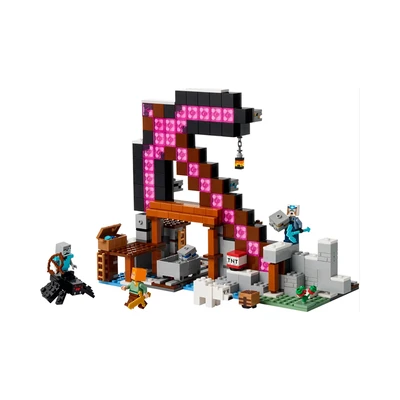 Gambar LEGO Minecraft The Pickaxe Mine Set 530 Pcs 21277 - Mix