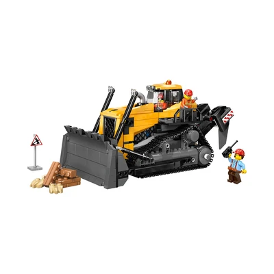 Gambar LEGO City Yellow Bulldozer Set 682 Pcs 60466 - Kuning