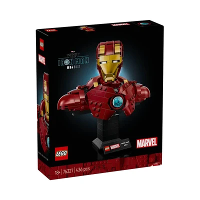 Gambar LEGO Marvel Iron Man Mk4 Bust Set 436 Pcs 76327 - Merah/gold