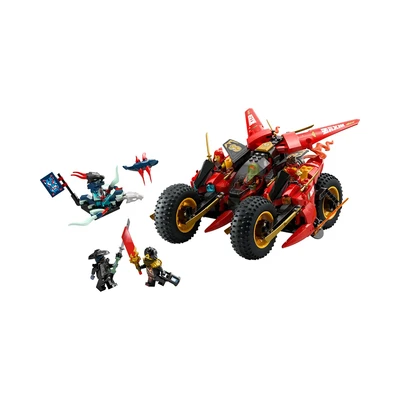 Gambar LEGO Ninjago Ninja Combat Vehicle Set 561 Pcs 71844 - Merah