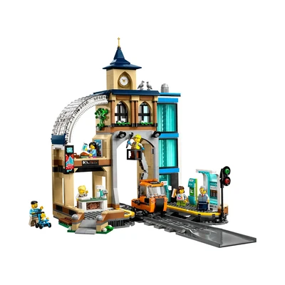 Gambar LEGO City Central Train Station Set 752 Pcs 60469 - Mix