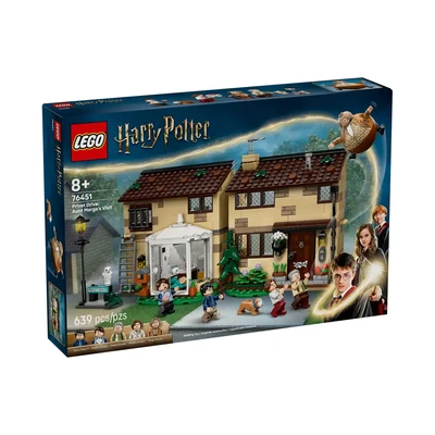 Gambar LEGO Harry Potter Privet Drive Aunt Marges Visit Set 639 Pcs 76451 - Mix