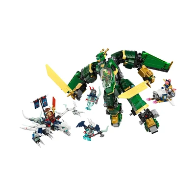 Gambar LEGO Ninjago Lloyds Jet Mech Set 1112 Pcs 71845 - Mix