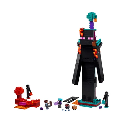 Jual Lego Minecraft The Enderman Tower Set 867 Pcs 21279 Hitam