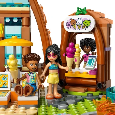 Gambar LEGO Friends Family Vacation Beach Resort Set 1140 Pcs 42673 - Mix