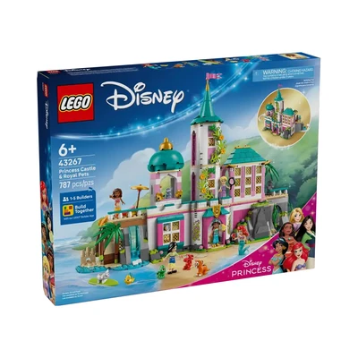 Gambar LEGO Disney Princess Castle & Royal Pets Set 787 Pcs 43267 - Mix