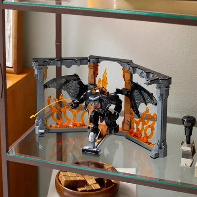 Gambar LEGO Icons The Lord Of The Rings Balrog Book Nook Set 1201 Pcs 10367 - Hitam