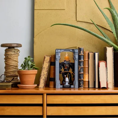 Gambar LEGO Icons The Lord Of The Rings Balrog Book Nook Set 1201 Pcs 10367 - Hitam