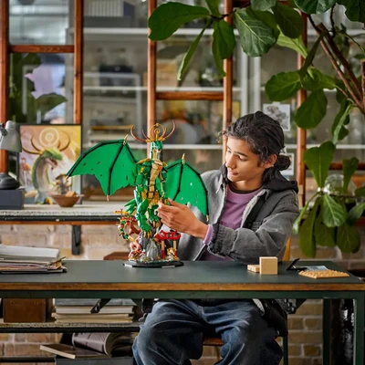 Gambar LEGO Ninjago The Guardian Dragon Set 1650 Pcs 71847 - Hijau