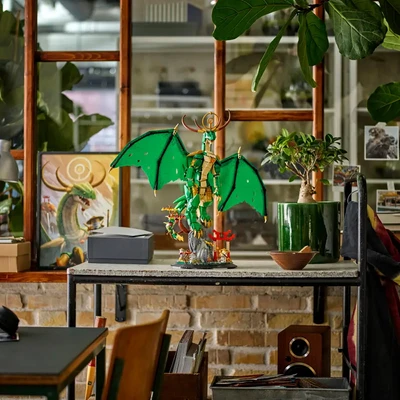 Gambar LEGO Ninjago The Guardian Dragon Set 1650 Pcs 71847 - Hijau