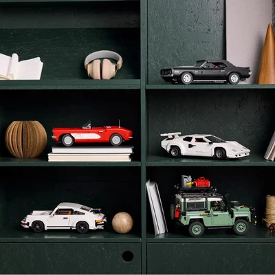 Gambar LEGO Icons Lamborghini Countach 5000 Quattrovalvole Set 1506 Pcs 10337 - Putih