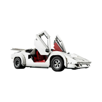 Gambar LEGO Icons Lamborghini Countach 5000 Quattrovalvole Set 1506 Pcs 10337 - Putih