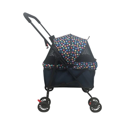 Gambar Pet Kingdom Stroller Hewan Polkadot - Hitam