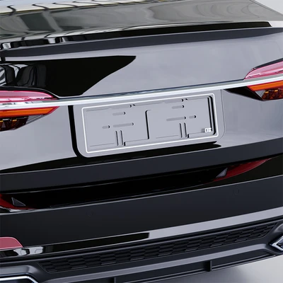 Gambar Otto Klasse Cover Plat Mobil Dengan Akrilik - Hitam