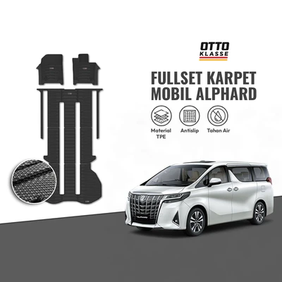 Gambar Otto Klasse Karpet Mobil Fullset Alphard 2023-Now TPE - Hitam
