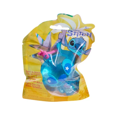Gambar Stitch Gantungan Kunci Figure Glitter Beadsfilled 7.6 Cm Random