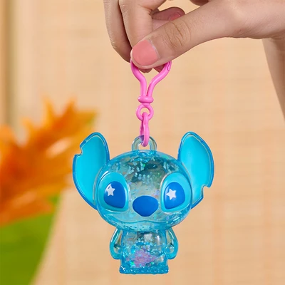 Gambar Stitch Gantungan Kunci Figure Glitter Beadsfilled 7.6 Cm Random