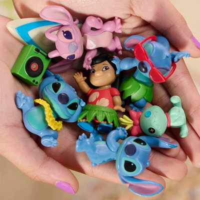 Gambar Stitch Minifigure Collectible Set 11 Pcs - Mix
