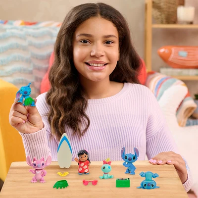 Gambar Stitch Minifigure Collectible Set 11 Pcs - Mix