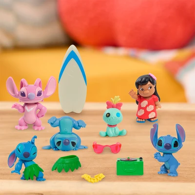 Gambar Stitch Minifigure Collectible Set 11 Pcs - Mix