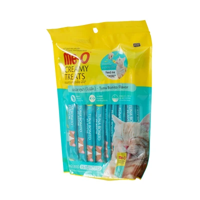 Gambar Me-o Camilan Kucing Creamy Bonito 15 grx20 pcs