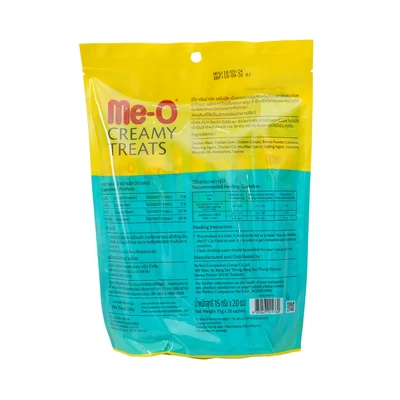 Gambar Me-o Camilan Kucing Creamy Bonito 15 grx20 pcs