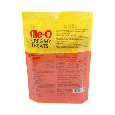 Gambar Me-O Camilan Kucing Creamy Crab 15 gr x 20 pcs