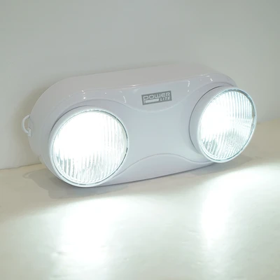 Gambar Powerlite Lampu Darurat Double Head Lithium 4 Watt - Putih