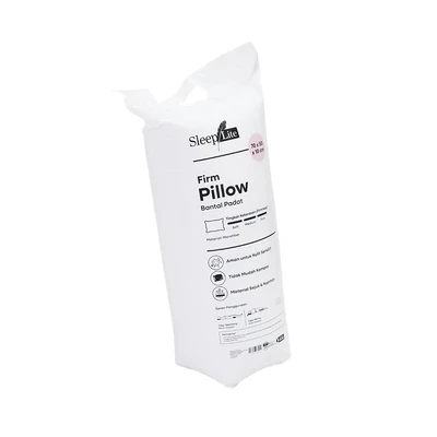 Gambar Sleeplite 50x70 cm Bantal Microfiber Firm - Putih