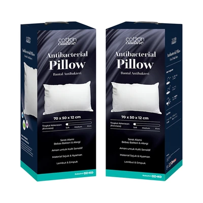 Gambar Cotton Couture Bantal Tidur Antibacterial 50x70 cm - Putih