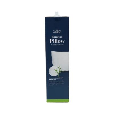 Gambar Cotton Couture 50x70 cm Bantal Bamboo - Putih