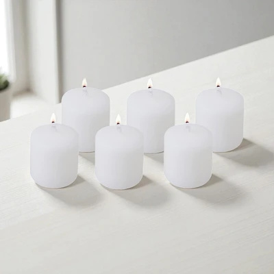 Gambar Breathe Lilin Votiven 8 Hours Set 6 pcs - Putih