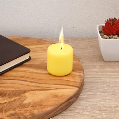 Gambar Breathe Lilin Votive Aroma Citronella 6 Hours Set 6 pcs - Kuning