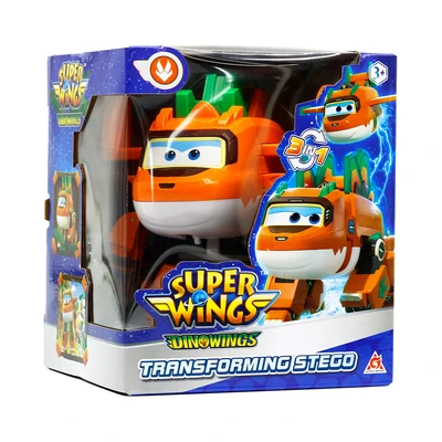 Gambar Alpha Group Robot Superwings Transforming Stego - Oranye