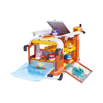 Gambar Alpha Group Playset Superwings Dino Base Car - Mix