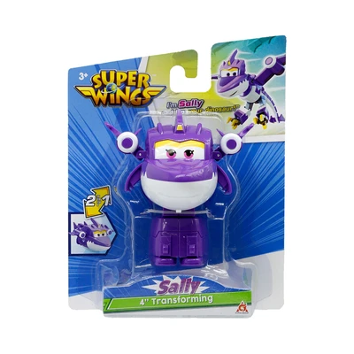 Gambar Alpha Group Robot Superwings Transforming Sally 10 Cm - Ungu