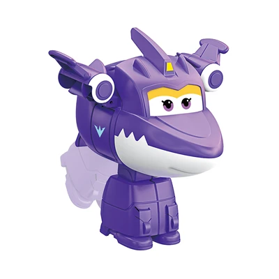 Gambar Alpha Group Robot Superwings Transforming Sally 10 Cm - Ungu