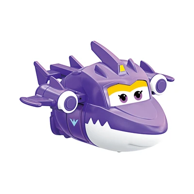 Gambar Alpha Group Robot Superwings Transforming Sally 10 Cm - Ungu