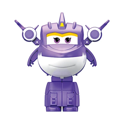 Gambar Alpha Group Robot Superwings Transforming Sally 10 Cm - Ungu