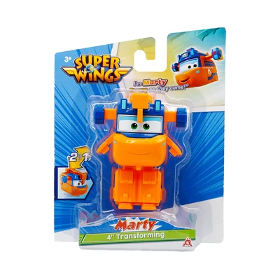 Gambar Alpha Group Robot Superwings Transforming Marty 10 Cm - Oranye
