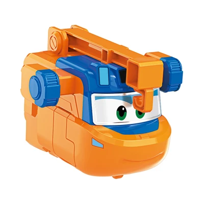 Gambar Alpha Group Robot Superwings Transforming Marty 10 Cm - Oranye