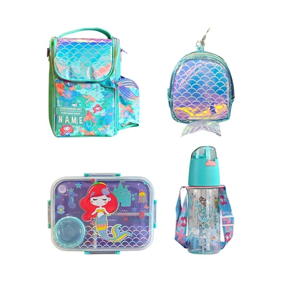 Gambar Kiddy Star Perlengkapan Sekolah Anak Mermaid Versi 2 Set - Mix