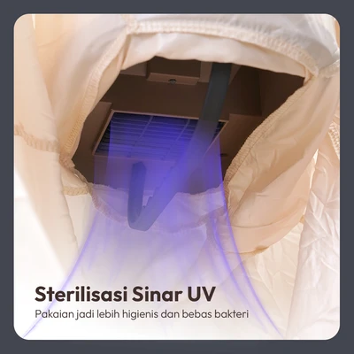 Gambar Kris Pengering Pakaian Elektrik 600 Watt - Krem Beige