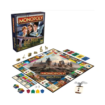 Gambar Monopoly Deal Harry Potter A Magical Adventure At Hogwarts - Mix