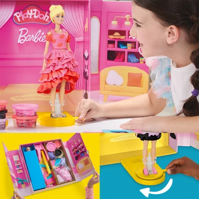 Gambar Play Doh Set Barbie Designer Fashion Show - Mix