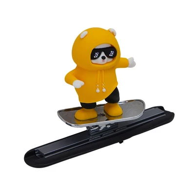 Gambar Otto Klasse Ornamen Dashboard Mobil Move Bear - Kuning