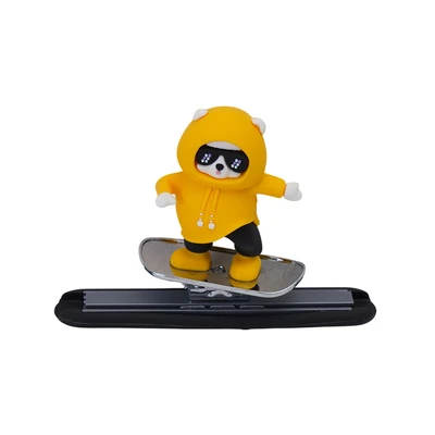 Gambar Otto Klasse Ornamen Dashboard Mobil Move Bear - Kuning