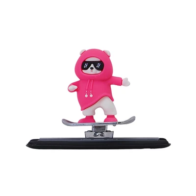 Gambar Otto Klasse Ornamen Dashboard Mobil Move Bear - Pink