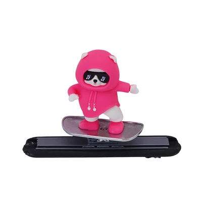 Gambar Otto Klasse Ornamen Dashboard Mobil Move Bear - Pink