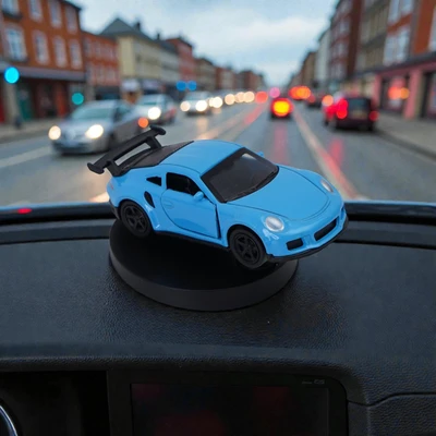 Gambar Otto Klasse Ornamen Dashboard Mobil Drift - Biru